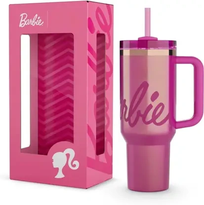 Insulated Tumbler with Handle and Lid Stainless Steel Tumbler (1200 ml)